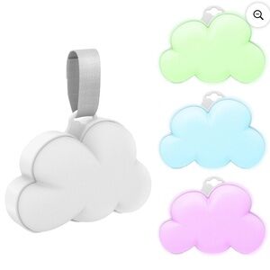 Portable Sound Machine and Night Light, PureBaby Cloud - 15 Soothing Sounds